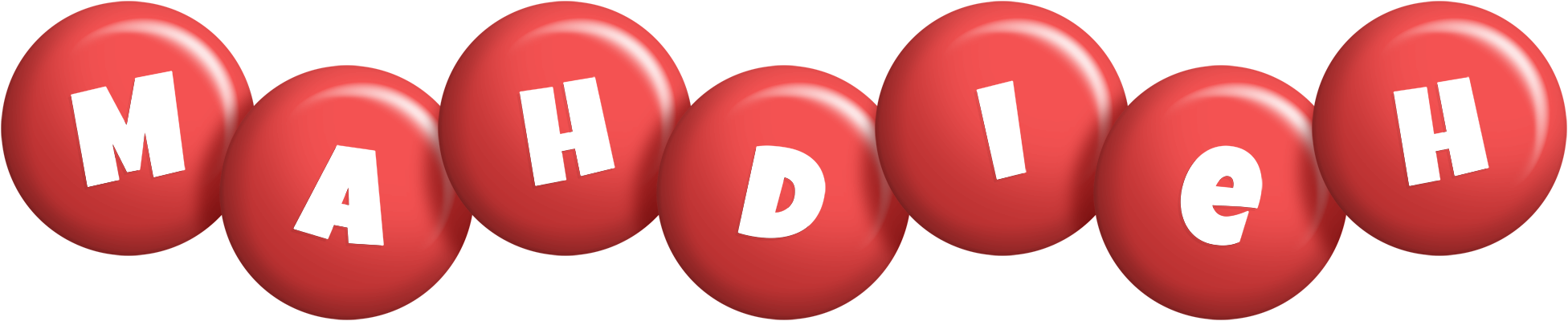 Mahdieh candy-red logo