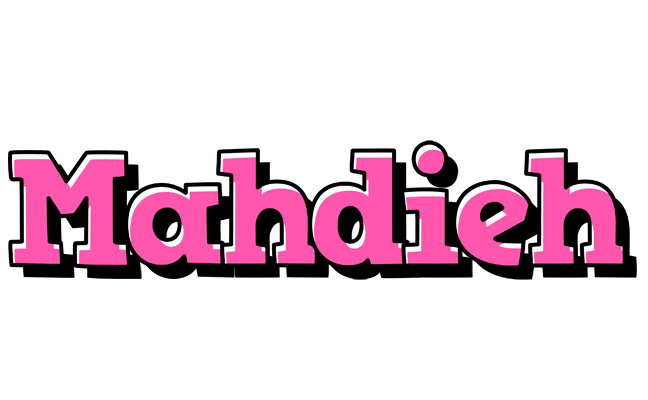 Mahdieh girlish logo