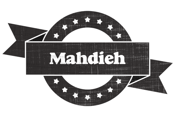 Mahdieh grunge logo