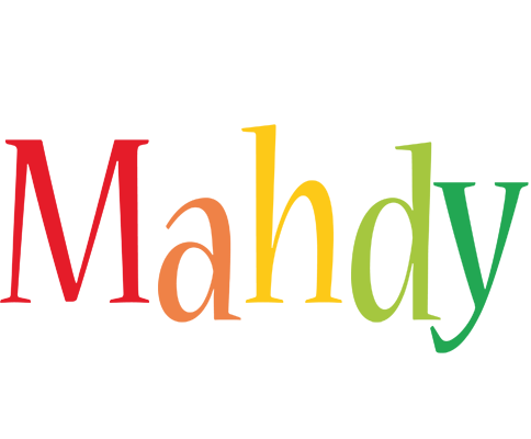Mahdy birthday logo