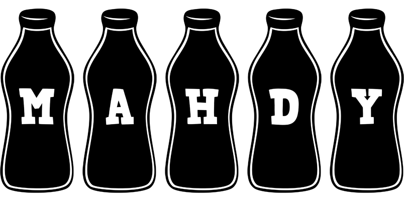 Mahdy bottle logo