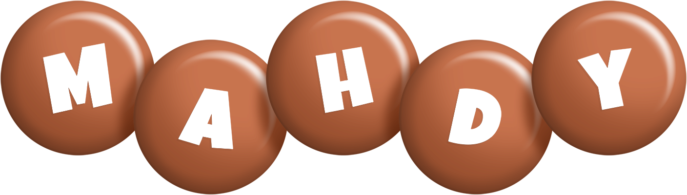 Mahdy candy-brown logo