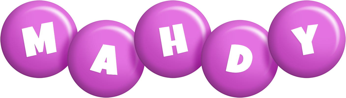 Mahdy candy-purple logo