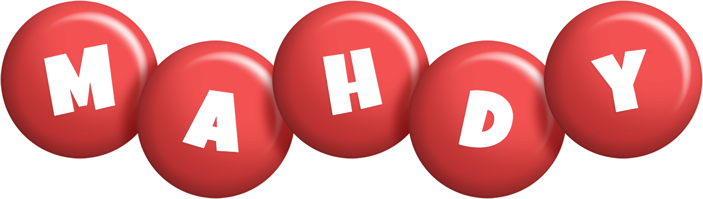 Mahdy candy-red logo