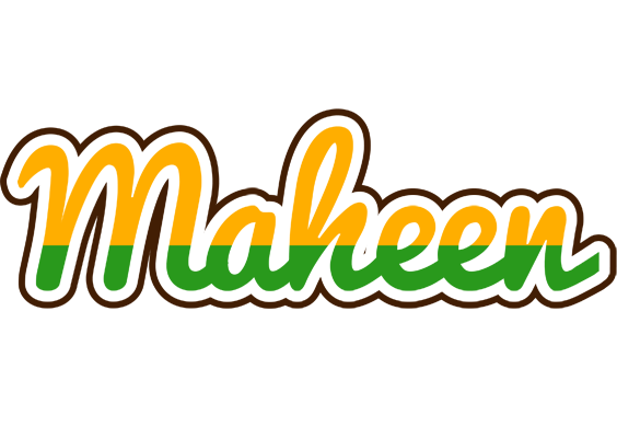Maheen banana logo