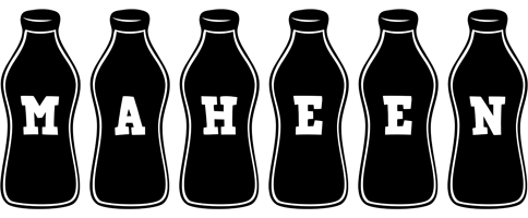 Maheen bottle logo
