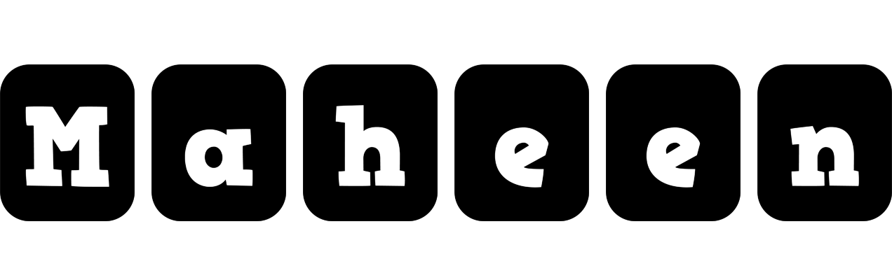 Maheen box logo