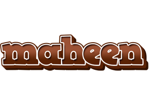 Maheen brownie logo