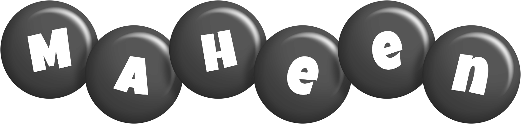 Maheen candy-black logo