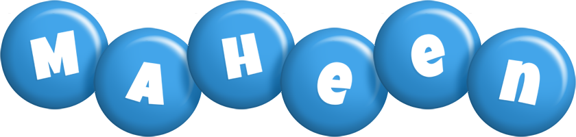 Maheen candy-blue logo