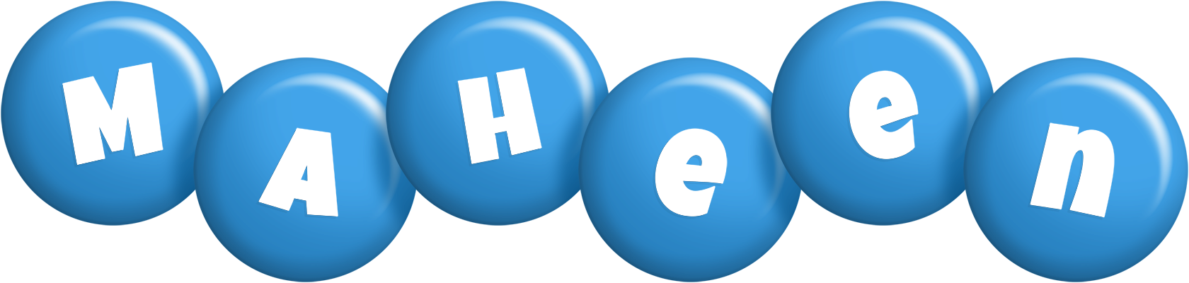 Maheen candy-blue logo