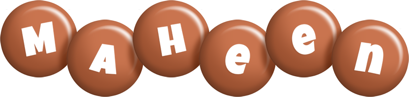 Maheen candy-brown logo