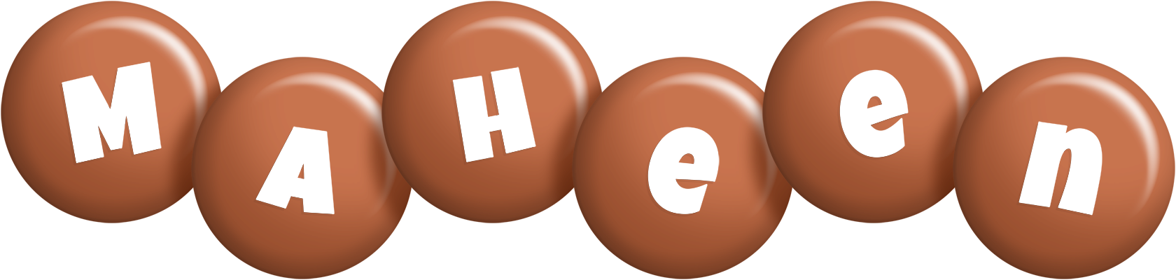 Maheen candy-brown logo