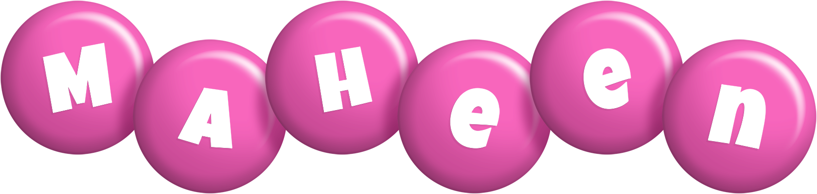 Maheen candy-pink logo