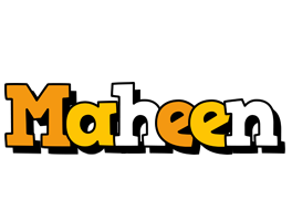 Maheen cartoon logo