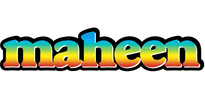 Maheen color logo