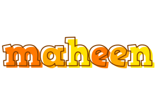 Maheen desert logo