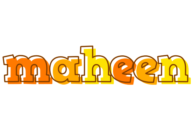 Maheen desert logo