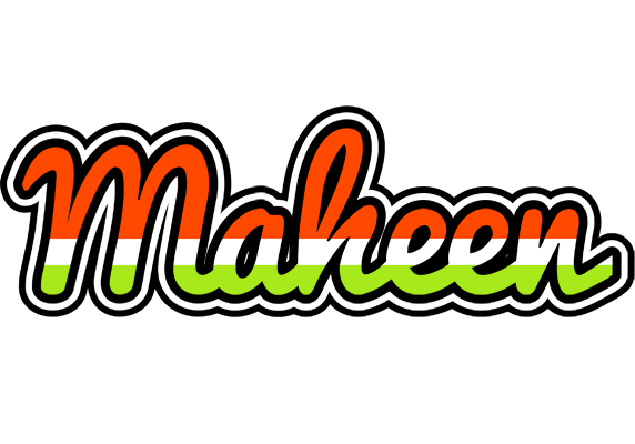 Maheen exotic logo