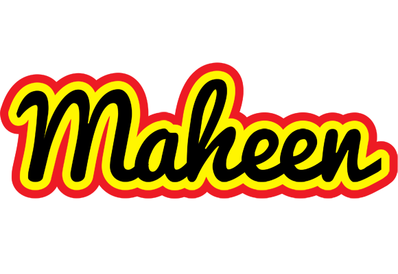 Maheen flaming logo