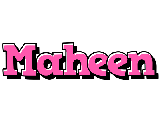 Maheen girlish logo