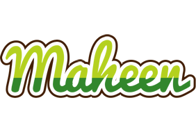 Maheen golfing logo