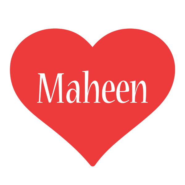 Maheen love logo