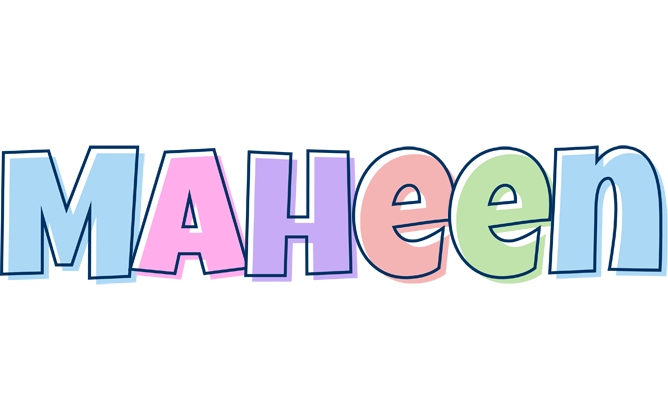 Maheen pastel logo