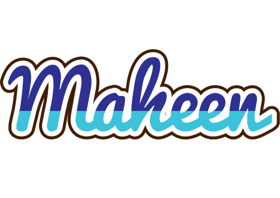 Maheen raining logo