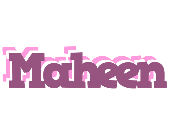 Maheen relaxing logo