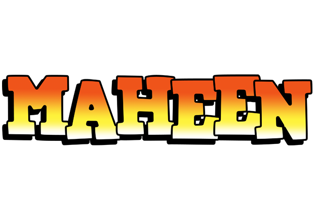 Maheen sunset logo