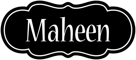 Maheen welcome logo