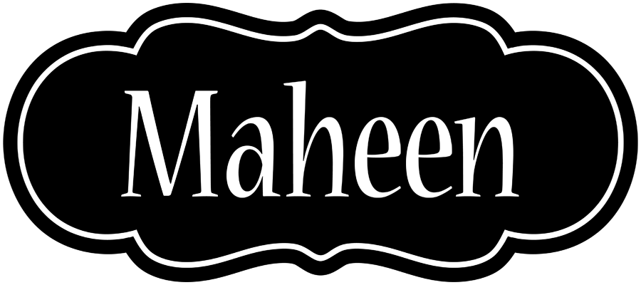 Maheen welcome logo