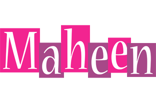 Maheen whine logo