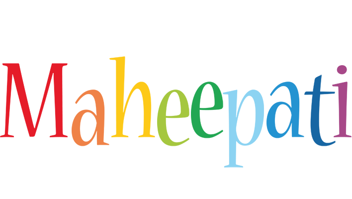 Maheepati birthday logo
