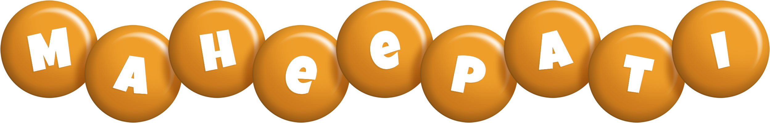 Maheepati candy-orange logo