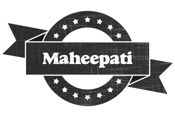 Maheepati grunge logo