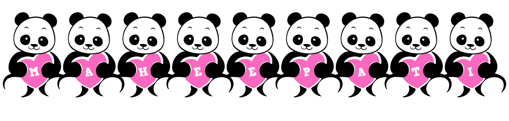 Maheepati love-panda logo