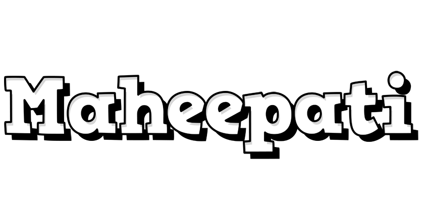 Maheepati snowing logo