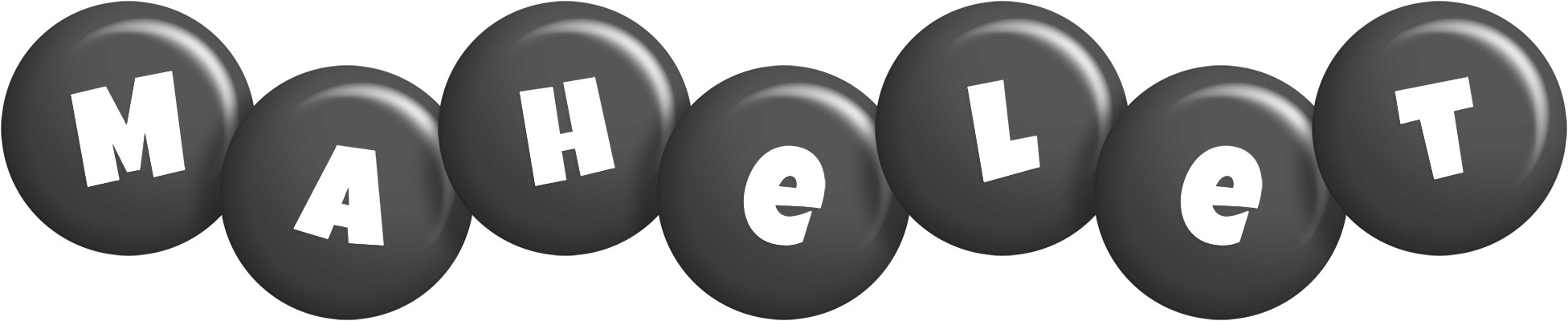 Mahelet candy-black logo