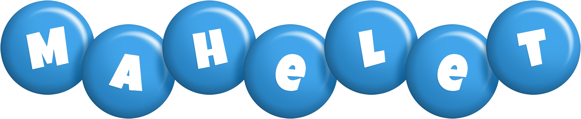 Mahelet candy-blue logo