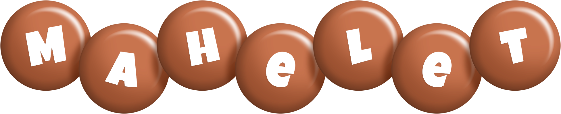 Mahelet candy-brown logo