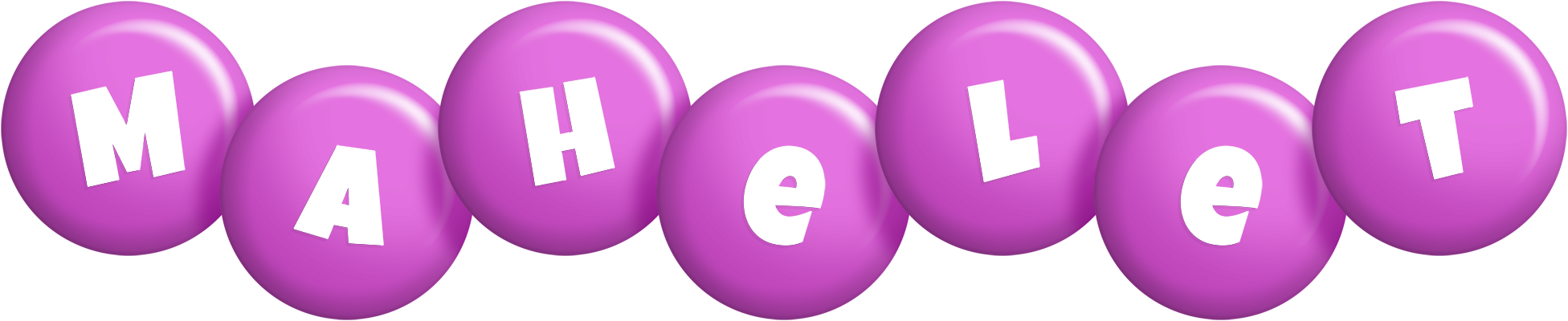 Mahelet candy-purple logo
