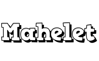 Mahelet snowing logo