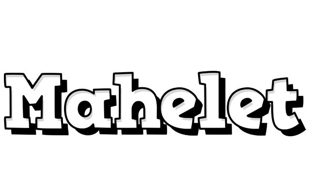 Mahelet snowing logo