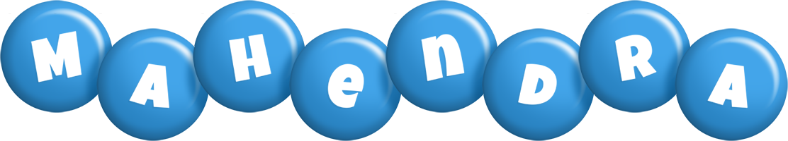 Mahendra candy-blue logo