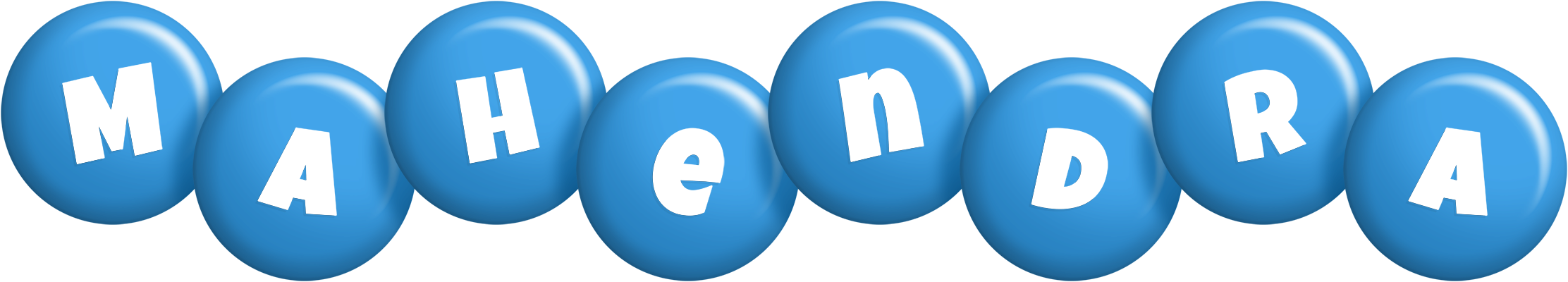 Mahendra candy-blue logo
