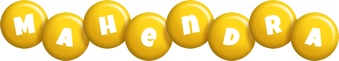 Mahendra candy-yellow logo