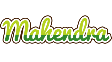 Mahendra golfing logo