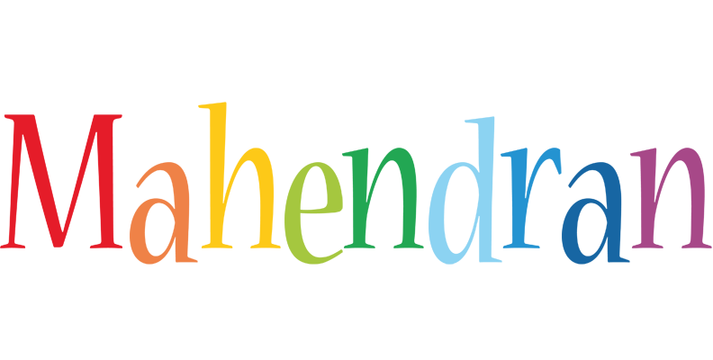 Mahendran birthday logo